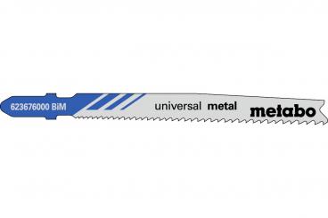 Metabo 5 Stichsägeblätter "universal metal" 74mm/progr. 623676000 