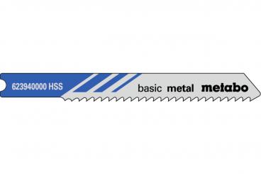 Metabo 5 U-Stichsägeblätter "basic metal" 52/2,0mm 623940000 