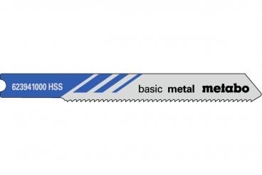Metabo 5 U-Stichsägeblätter "basic metal" 52/1,2mm 623941000 