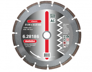 Metabo Diamant Trennscheibe 230 x 2,5 x 22,23 mm classic AC Abrasiv 628186000 