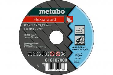 Metabo Flexiarapid (25 Stk.) 125x1,0x22,23 Inox, TF 41 616187000 