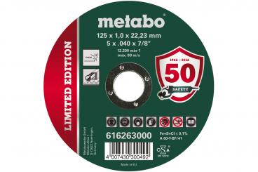 Metabo Trennscheibe 125 x 1,0 x 22,23 Inox, TF 41 (10 er Pack) 616263000 
