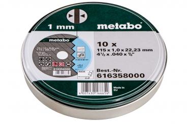 Metabo 10 Trennscheiben SP 115x1,0x22,23 Inox TF 41 616358000 
