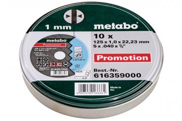 Metabo 10 Trennscheiben "SP" 125x1,0x22,23 Inox, TF 41 - 616359000 