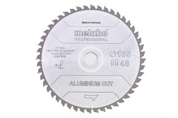 Metabo Sägeblatt aluminium cut - professional, 160x20 Z48 FZ/TZ 5°neg (628288000) 