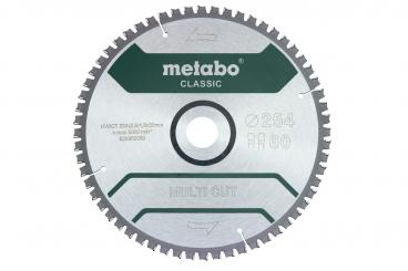 Metabo Sägeblatt multi cut classic 254x30 Z60 FZ/TZ 5°neg /B 628666000 
