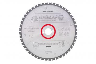 Metabo Sägeblatt precision cut wood - professional 254x30 Z48 WZ 5° neg. (628221000) 