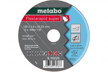 Metabo 25 Flexiarapid super 230x1,9x22,23 Inox, TF 42 616229000 