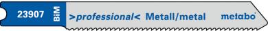 Metabo 5 U-Stichsägeblätter, Metall, Serie “professional”, 52/ 1,2 mm, BiM, Universalschaft 623907000 
