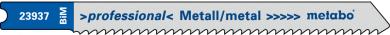 Metabo 5 U-Stichsägeblätter, Metall, Serie “professional”, 70/ 2,0 mm, BiM, Universalschaft 623937000 