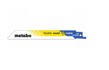 Metabo 2 Säbelsägeblätter flexible wood + metal 150 x 0,9 mm 631094000 