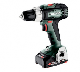 Metabo Akku-Bohrschrauber BS 18 L, 18V / 2,0Ah, mit 2 Akkus, Ladegerät und Koffer 614051500 (B-Ware) 