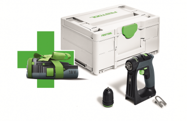 Festool Akku-Bohrschrauber CXS 18-Basic-3,0 mit Gratis Akku 578063 