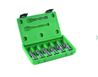 Hikoki 754496 Kernbohrersatz 2 x 14/18/22 x 30 mm + Zentrierstift 7-teilig 