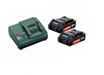 Metabo Basis 18 Volt Set 2 x 2.0 Ah 685161000 (B-Ware) SC 30 
