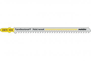 Metabo 5 Stichsägeblätter,Holz,profess. 126/ 4,0 mm 623678000 