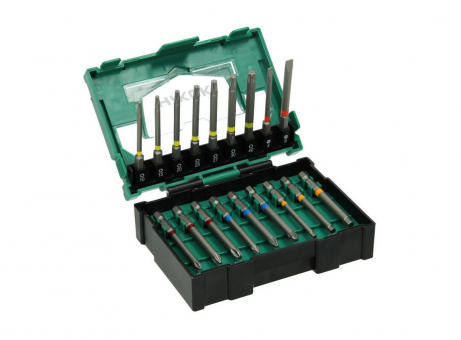 HiKOKI  Bit-Box 1/4'', 18-teilig, 75mm, inkl. magnetischem Bithalter, Größe II  40030022 