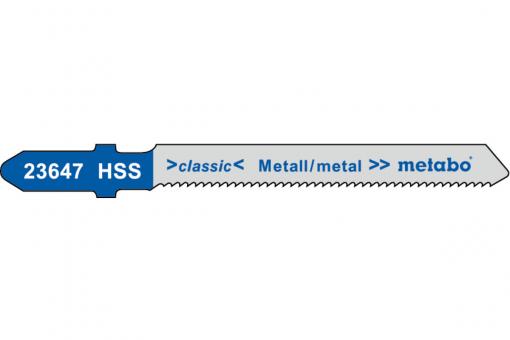 Metabo 5 Stichsägeblätter,Metall,classic, 51/ 1,2 mm 623647000 