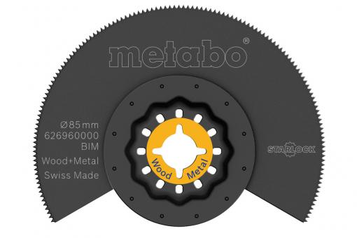 Metabo Segmentsägeblatt Holz/Metall BiM Ø85 mm Starlock Multitool 626960000 