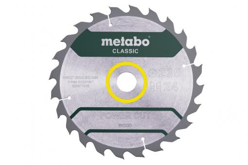 Metabo Sägeblatt power cut wood classic 235x30 Z24 WZ 18° 628677000 