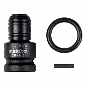Metabo Adapter 1/2" auf 1/4" E6,3, 3-teilig, schlagfest 628837000 