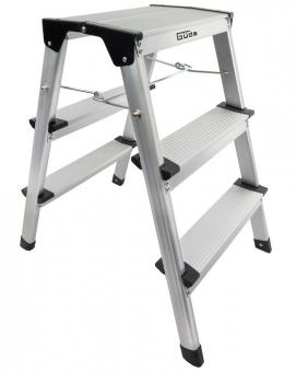 Güde Aluminium Trittleiter GAT 3S Leiter Tritt 3 Stufen 40964 